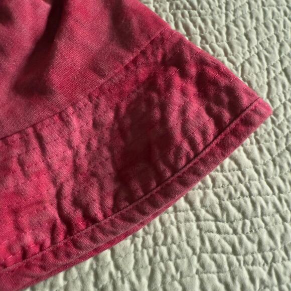 Zara Washed Effect Bucket Hat Hot Pink Size S-M - Picture 3 of 5